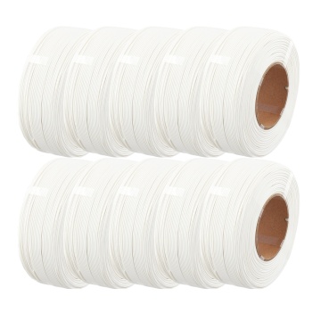 10 x Filament 1.75mm Polymaker Refill Panchroma PLA Matte Cotton White (alb) 1kg