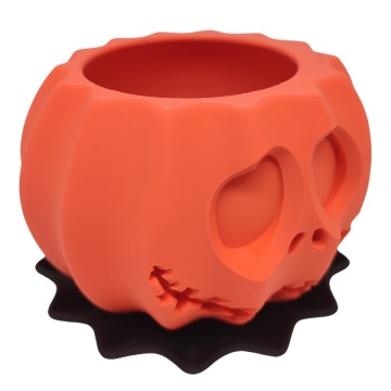 Vaza dovleac Halloween printat din filament AzureFilm PLA Matte HS Coral 1kg - Filamente3D.ro