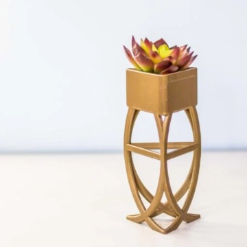Ghiveci printat din filament 1.75 mm AzureFilm PLA Original Gold (auriu) 1kg - Filamente3D.ro