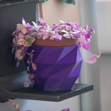 Vaza printata din filament AzureFilm PLA Original Purple 1kg - Filamente3D.ro