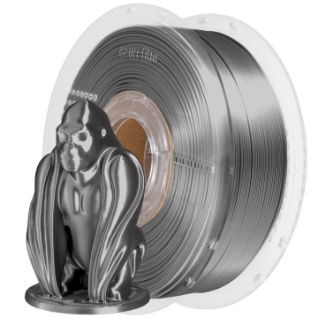 Filament 1.75 mm AzureFilm PLA Silk Graphite Grey (gri) 1kg