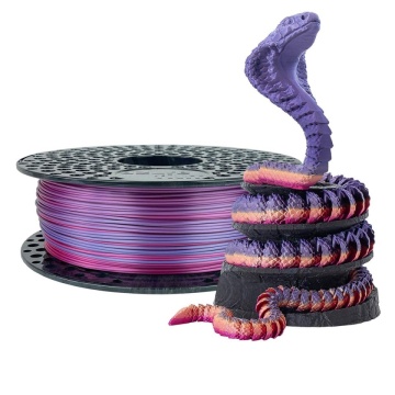 Filament 1.75 mm AzureFilm PLA Silk Rainbow Candy (multicolor) 1kg