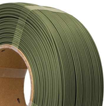 Detaliu filament AzureFilm PLA Army Green 1kg - Filamente3D.ro