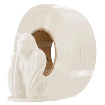 Filament 1.75 mm AzureFilm ReFill PLA Foggy White (alb) 1kg