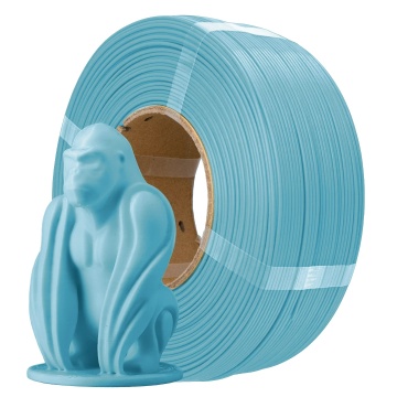 Filament 1.75 mm AzureFilm ReFill PLA Matte HS Blue (albastru) 1kg