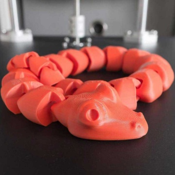 Dragon printat din rezerva de filament 1.75 mm AzureFilm ReFill PLA Red (rosu) 1kg - Filamente3D.ro