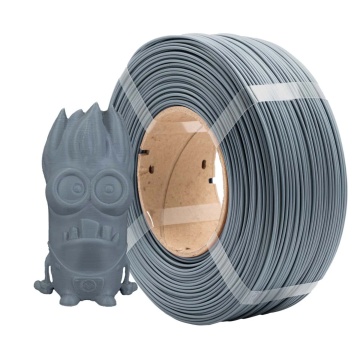 Rezerva si minion printat din rezerva de filament 1.75 mm AzureFilm ReFill PLA Shark Grey (gri) 1kg - Filamente3D.ro