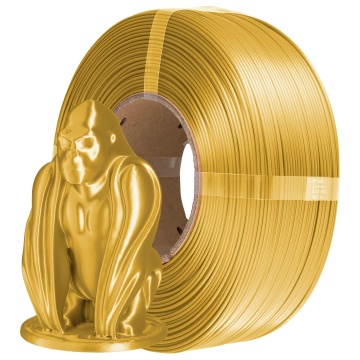 Filament 1.75 mm AzureFilm ReFill PLA Silk 18K Gold (auriu) 1kg
