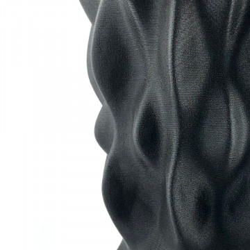 Macro piesa decor printata din filament Fiberlogy MattFlex 40D Black 850g - Filamente3D.ro