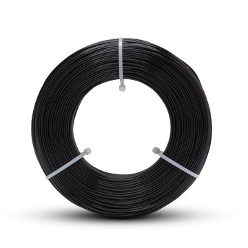 Filament 1.75 mm Fiberlogy ReFill Easy PLA Black (negru) - RAL 9004 - 850g