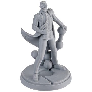 Statueta Polyman printata din filament 1.75 mm Polymaker Panchroma CoPE Grey 1kg - Filamente3D.ro