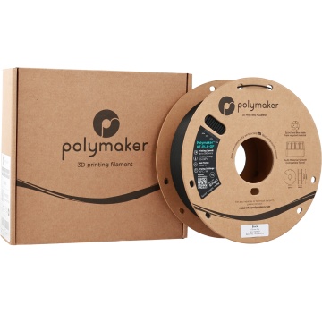 Rola si ambalaj filament Polymaker HT-PLA-GF Black 1kg - Filamente3D.ro