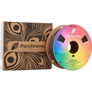Ambalaj si rola de filament Polymaker Panchroma PLA Dark Olive Drab 1kg - Filamente3D.ro