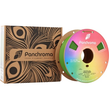 Ambalaj si rola de filament Polymaker Panchroma PLA Jungle Green 1kg - Filamente3D.ro