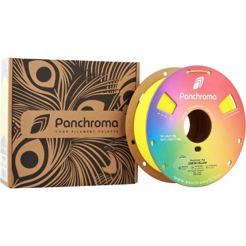 Ambalaj si rola de filament Polymaker Panchroma PLA Lemon Yellow  1kg