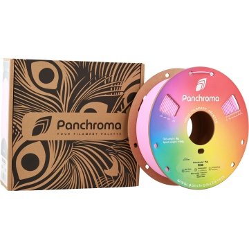 Ambalaj si rola de filament Polymaker Panchroma PLA Pink 1kg - Filamente3D.ro