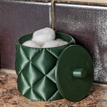 Cutie printata 3D Panchroma Metallic Green cu efect metalic verde si sclipici - ideal pentru finisaje decorative - Filamente3D.ro