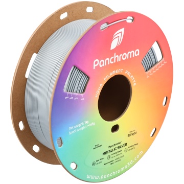Filament 1.75 mm Polymaker Panchroma PLA Metallic Silver (argintiu) 1kg