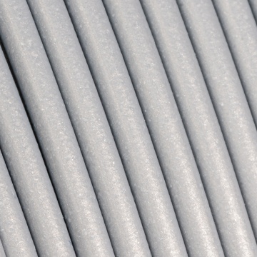 Detaliu rola Panchroma Metallic Silver cu efect metalic argintiu si sclipici - ideal pentru finisaje decorative - Filamente3D.ro