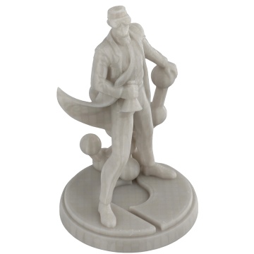 Statueta Polyman printata din filament Polymaker Panchroma PLA Translucent Grey 1kg - Filamente3D.ro