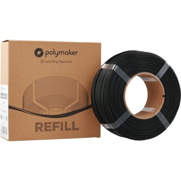 Ambalaj si rezerva de filament Polymaker Refill Panchroma PLA Black (negru) 1kg - Filamente3D.ro