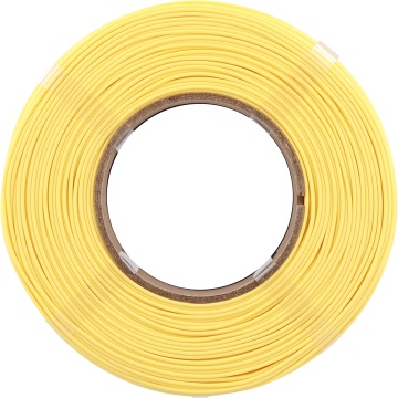 Vedere frontala rezerva de filament 1.75 mm Polymaker Refill Panchroma PLA Matte Savannah Yellow 1kg - Filamente3D.ro