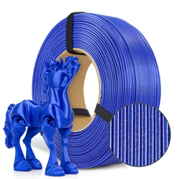 Rezerva de filament, macro si cal printat din filament Rosa3D Refill PLA Galaxy Sapphire 1kg - Filamente3D.ro