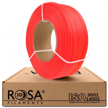 Filament 1.75 mm Rosa 3D ReFill PLA Starter Neon Orange (portocaliu) 1kg