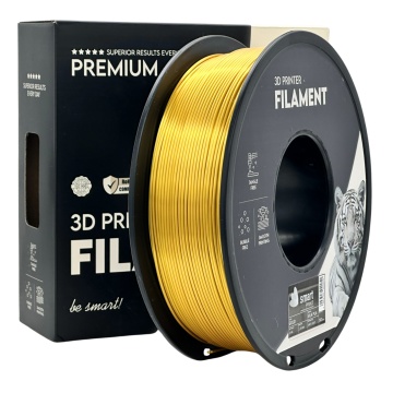 Filament 1.75 mm Smart Print PLA Silk Gold (auriu) 1kg