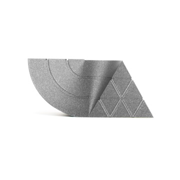 Mostra printata din filament 1.75 mm SmartFil PLA Glitter Silver (argintiu) 1kg - Filamente3D.ro