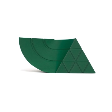 Mostra printata din filament 1.75 mm SmartFil PLA Green Army (verde) 1kg - Filamente3D.ro