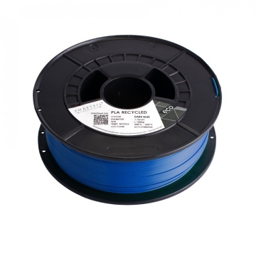 Filament 1.75 mm SmartFil PLA RECYCLED Dark Blue (albastru) - RAL 5022 - 1kg