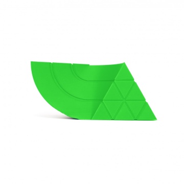 Mostra printata din filament 1.75 mm SmartFil PLA RECYCLED Green (verde) - RAL 6038 - 1kg - Filamente3D.ro