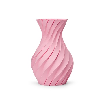 Vaza printata din filament Fiberlogy Matte PLA Pastel Pink 850g - Filamente3D.ro