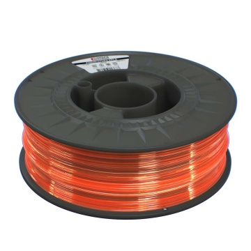 Filament 1.75mm FormFutura Transparent PLA Orange (portocaliu transparent) 1kg