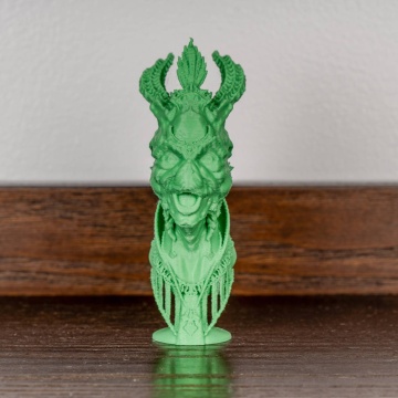 Statueta monstru printata din filament Polymaker Panchroma Satin Green 1kg - Filamente3D.ro
