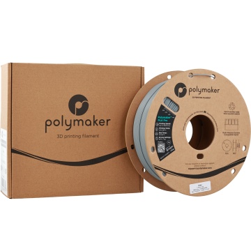 Cutie si rola de filament 1.75mm Polymaker PLA Pro - High Speed Tough PLA Grey (gri) 1kg