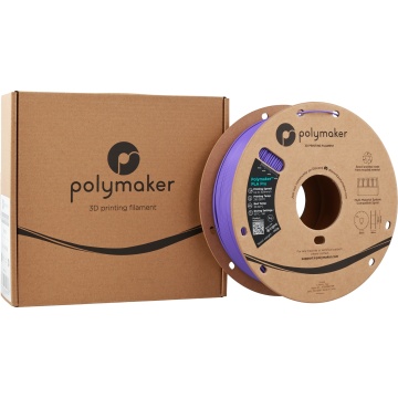 Cutie si rola de filament 1.75mm Polymaker PLA Pro - High Speed Tough PLA Purple (violet) 1kg