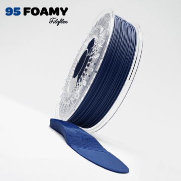 Rola Recreus si talpa pantofi printat din filament 1.75mm Recreus FilaFlex 95A Foamy Denim - 95A ... 70A - 750g - Filamente3D.ro