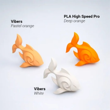 Pesti printati din filament ColorFabb Vibers PLA Pastel Orange 750g si din alte culori - Filamente3D.ro