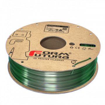 Filament FormFutura High Gloss PLA - ColorMorph White&Green (alb si verde) 750g