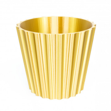 Vaza printata 3D din filament FormFutura High Gloss PLA Gold (auriu) 750g - Filamente3D.ro