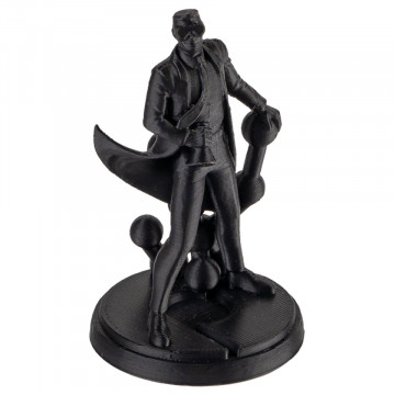 Statueta Polyman printata 3D din filament Polymaker PolyLite ASA Black (negru)1kg - Filamente3D.ro