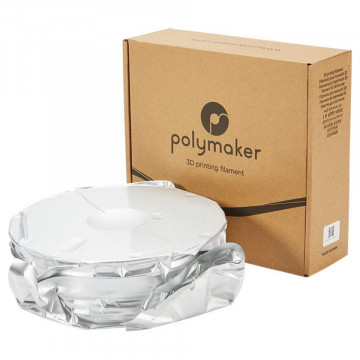 Rola si ambalaj filament Polymaker PolyLite ASA White (alb)1kg - Filamente3D.ro