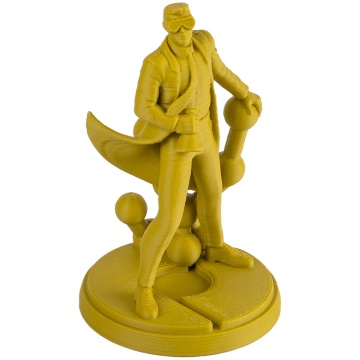 Statueta Polyman printata 3D din filament Polymaker Panchroma PLA Matte Army Light Green (verde deschis) 1kg - Filamente3D.ro
