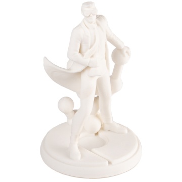 Statueta Polyman printata 3D din filament Polymaker Panchroma PLA Matte Cotton White (alb) 1kg - Filamente3D.ro
