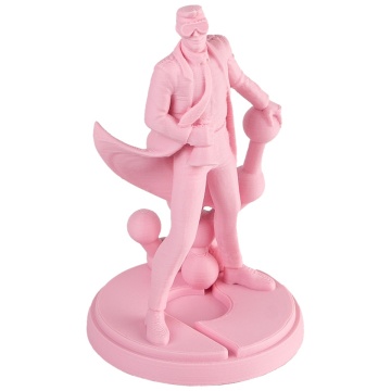 Statueta Polyman printata 3D din filament Polymaker Panchroma PLA Matte Sakura Pink (roz) 1kg - Filamente3D.ro