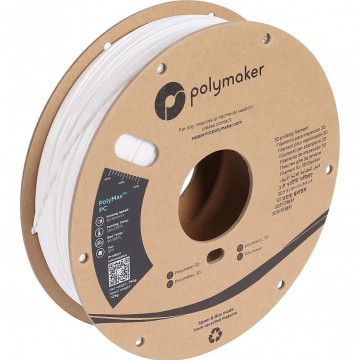 Filament Polymaker PolyMax Tough PC White (alb) 750g