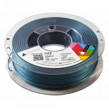 Filament SmartFil Flex - TPU 93A - Glitter Blue (albastru stralucitor) 330g