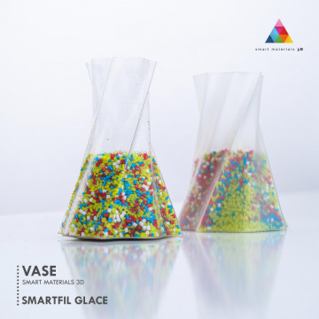 Vaze printate din filament Smart Materials 3D SmartFil Glace (natural) 750g - Filamente3D.ro